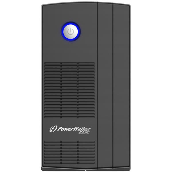 Power Walker LINE-IN 650VA UPS, 2 pistorasiaa, musta