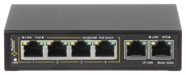 POE-SWITCH SG-64 4-PORTARS PULSAR