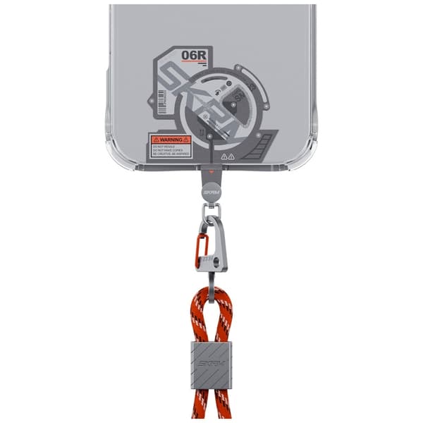 Skinarma Ekho universal lanyard adapter grå