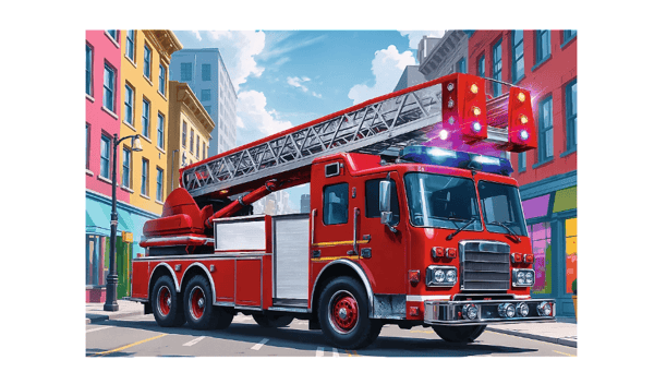 Trefl 17405 Paloautopalapeli 60 palaa