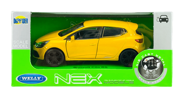 WELLY RENAULT CLIO RS GUL 1:34 43672