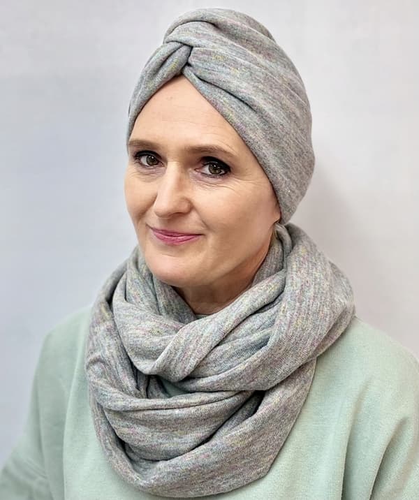 Turban Flora wek-280 efter kemoterapi EVA DESIGN