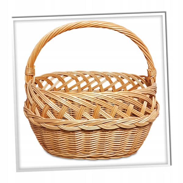 Vickerkorg shopping picknick svamp spets eko