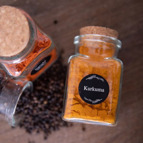 20x Maustepurkki 150ml + 252 Tarraa