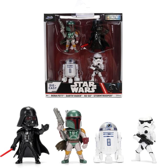 JADA STAR WARS-FIGURIGER 6 CM, 4 ST. 9336702314
