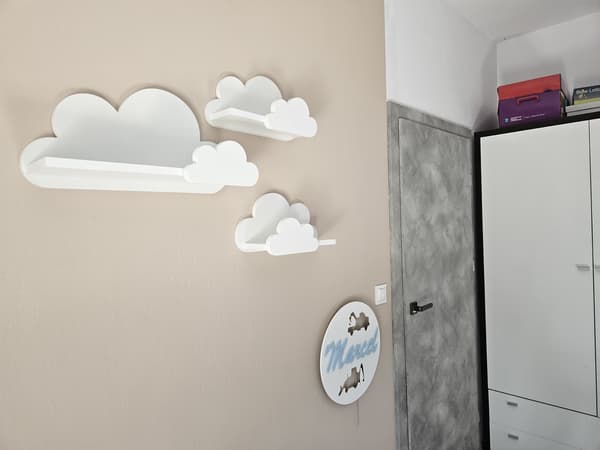 Cloud Shelves Set om 3 MOLI- Prestige