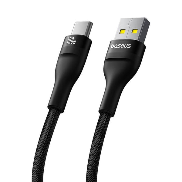 Baseus Flash 2 100W USB til USB-C-kabel, 2m (sort)