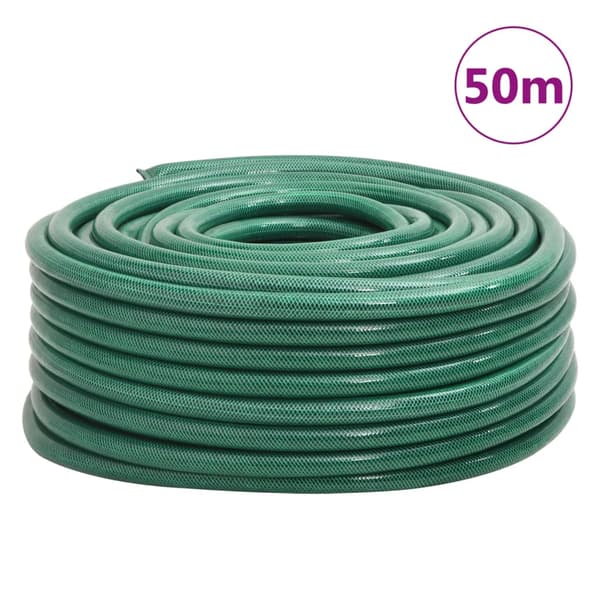 vidaXL Trädgårdsslang, Grön, 2,5 cm, 50 m, PVC