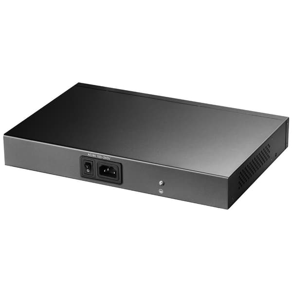 CUDY GS1024 Netværksswitch, 24 Gigabit Ethernet-porte, Sort