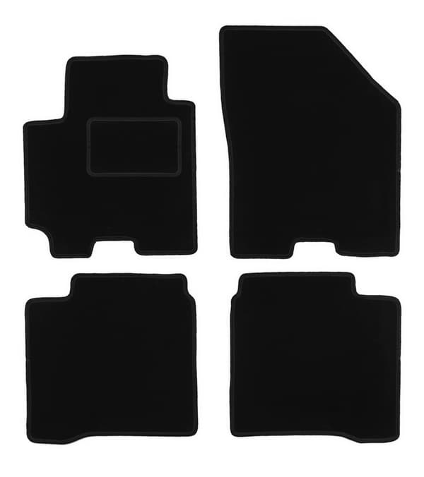 Velour bilmattor komplett set för Suzuki Baleno II hatchback (2015-)