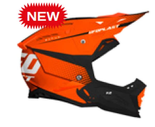 UFO Echus XL Crosshjälm Fluororange ECE 22R06 2024 Terräng