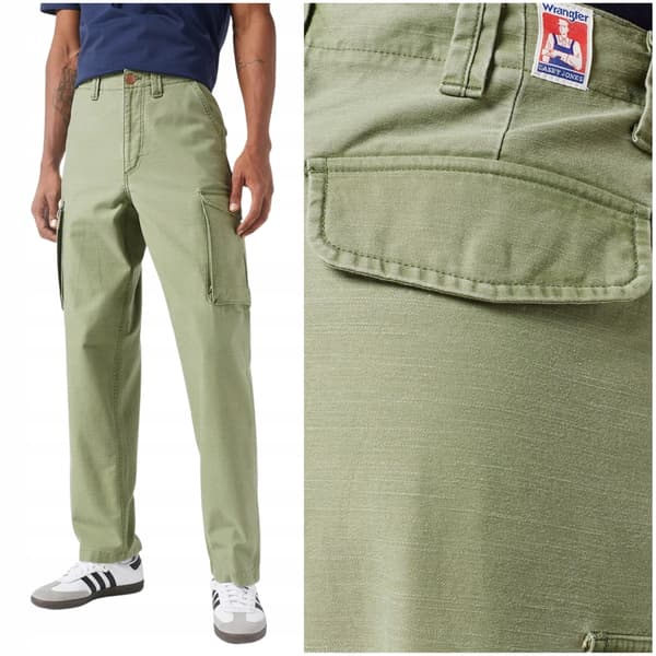 Wrangler Casey Jones Cargo bomullscargobukser W32 L32