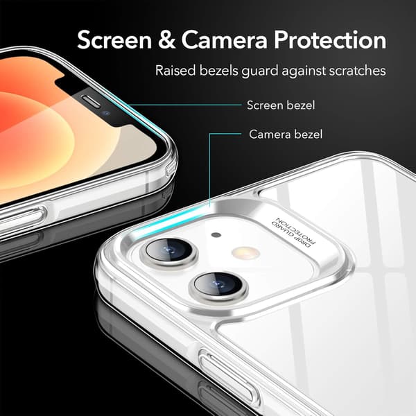 ETUI TIL APPLE IPHONE 12 MINI KLAR TRANSPARENT BAGSIDEN A2176