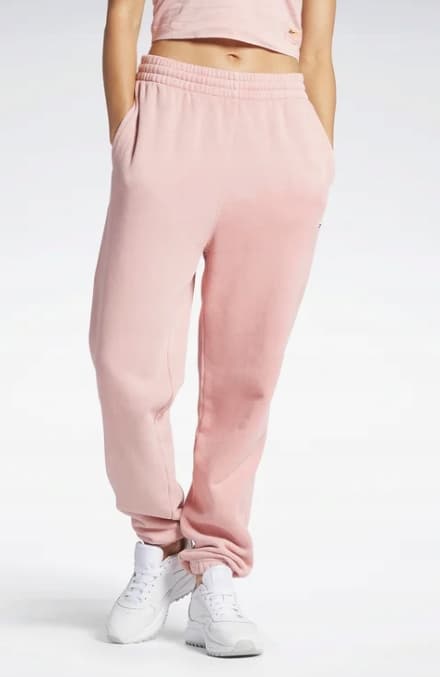 Reebok Rosa rakta damträningsbyxor M