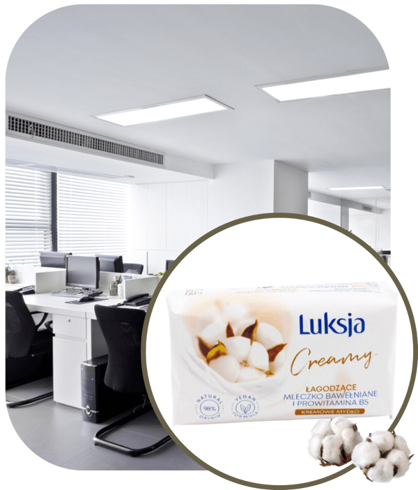 Luksja Krämig vit tvål 90g