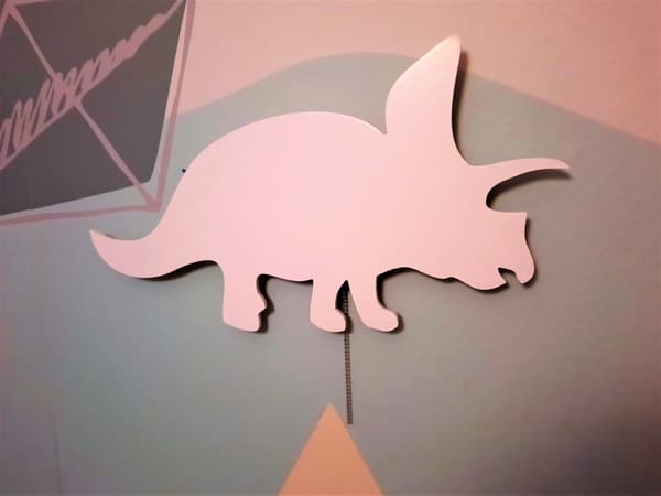 Triceratops Dinosaur Natlampe