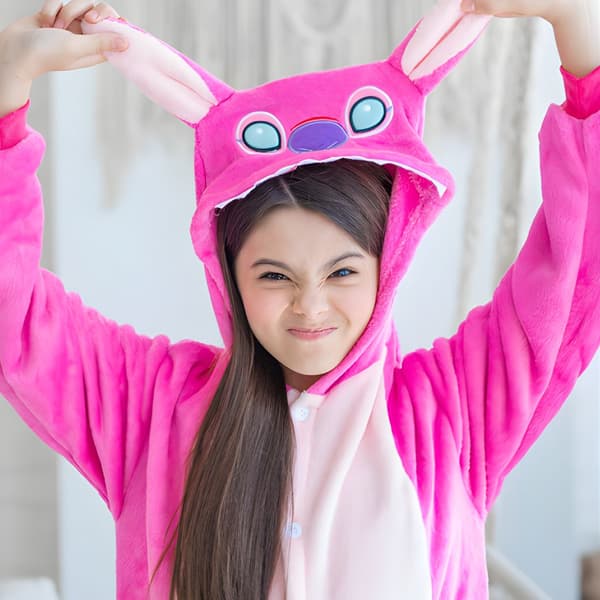Kigurumi-pyjamas med sömmar, 105-115 cm