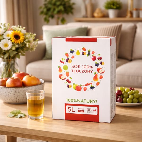 25x KARTON TIL UNIVERSAL JUICE 100% PRESSEDE 5L KARTONEMBALLAGE TIL JUICE