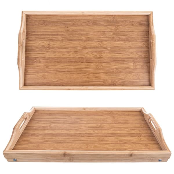 Foldbart morgenbord i træ 50x30x24,5 cm
