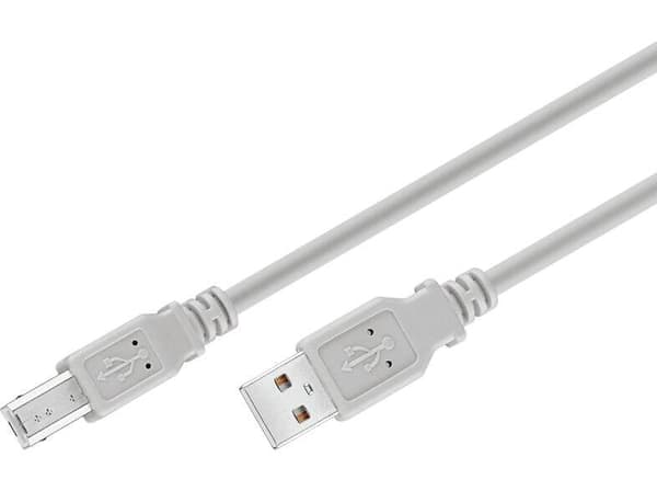 USB-kaapeli ISY IUB-1015 -tulostimelle USB-A - USB-B 1,5 m musta