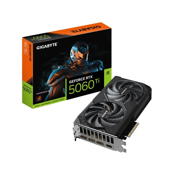 Gigabyte RTX 5060 Ti WINDFORCE 8GB näytönohjain