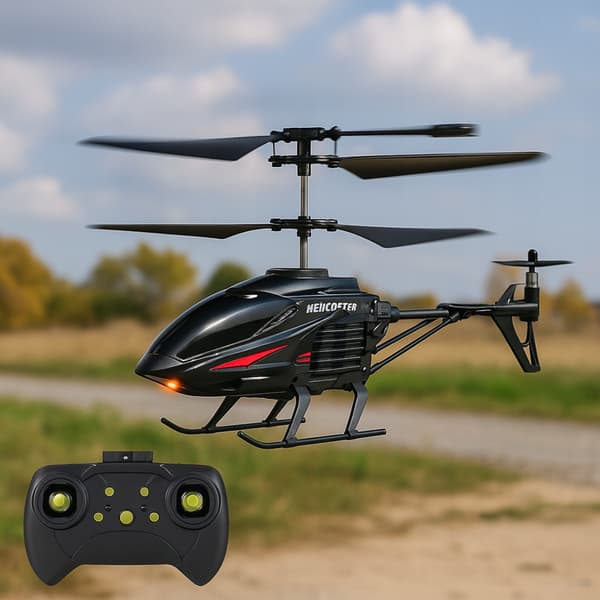 Helikopter Fjärrkontroll Solid Fjärrstyrd RC LED För Barn Leksak