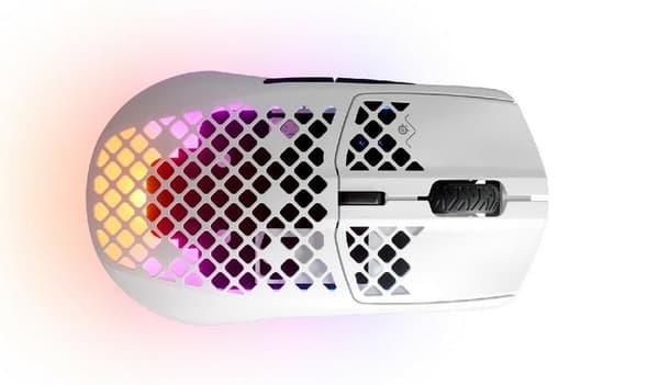Trådlös mus STEELSERIES Aerox 3 Wireless Vit