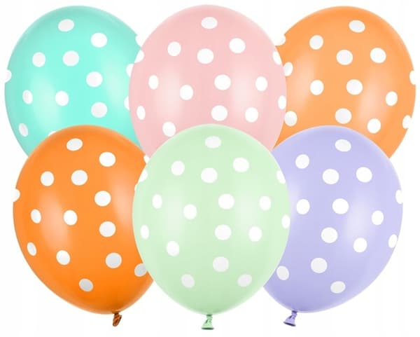 Prickiga ballonger, mix, 5 st.