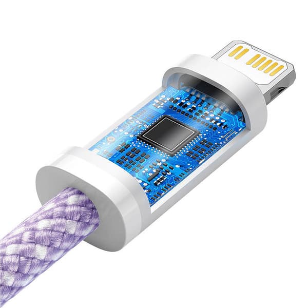 Baseus Dynamic Series USB-C - Lightning -kaapeli, 20W, 2m (violetti)