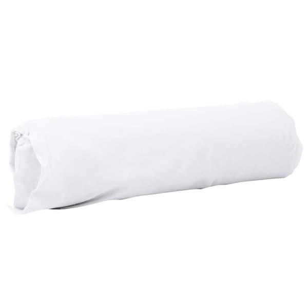 vidaXL Geotextil, Vit, 1x50 m, Polyesterfiber