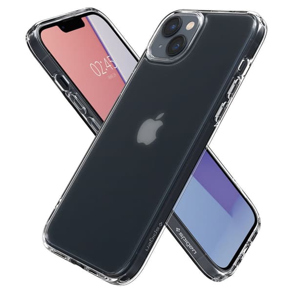 Spigen Ultra Hybrid Matte - Etui til iPhone 15 Plus / iPhone 14 Plus (Transparent Mat)