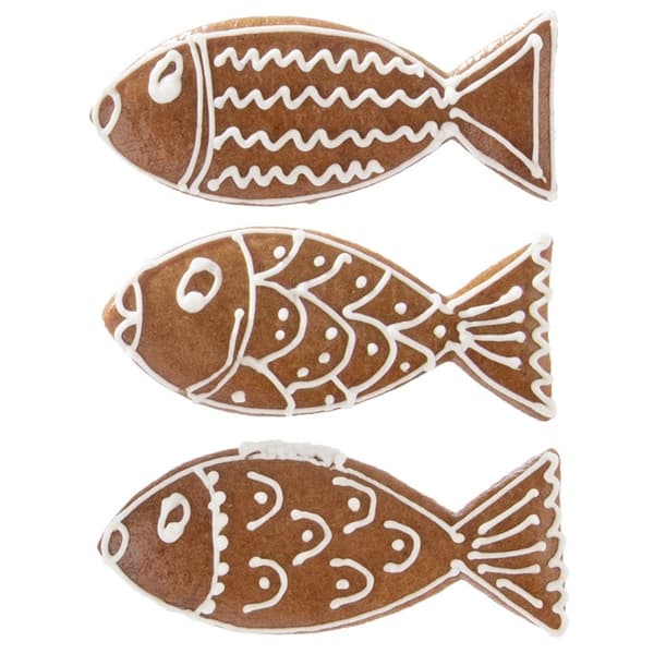 Stålkageudstikker fisk 9 cm