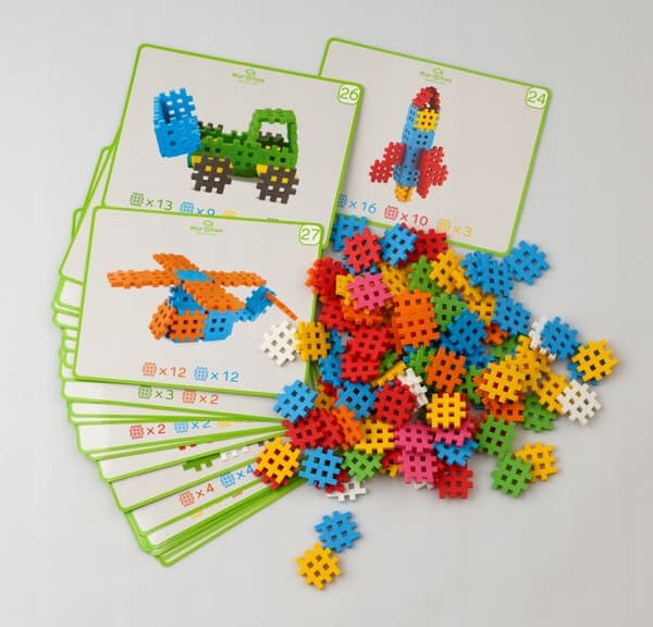 Marioinex Mini Waffle Edu-block 500 bitar + 28 UTBILDNINGSKORT