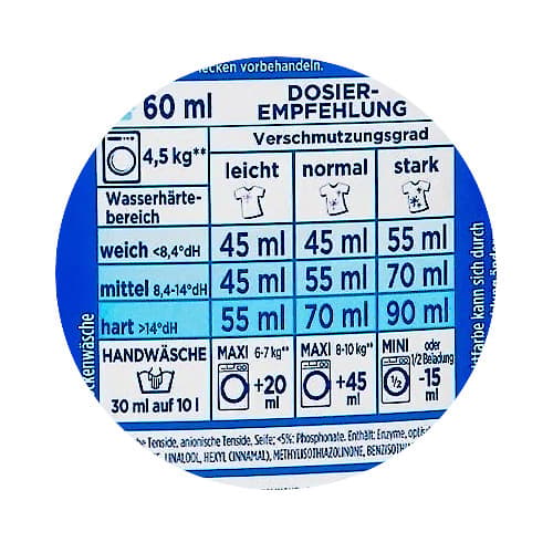 DALLI Activ vaskegel 50 vaske 2,75 l