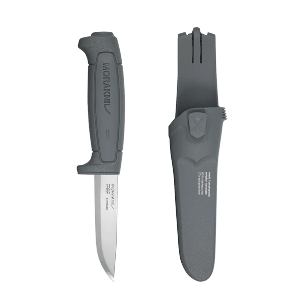 Morakniv Kniv Grå Rostfritt Stål 91mm Utomhus Bushcraft Basic 546 SE