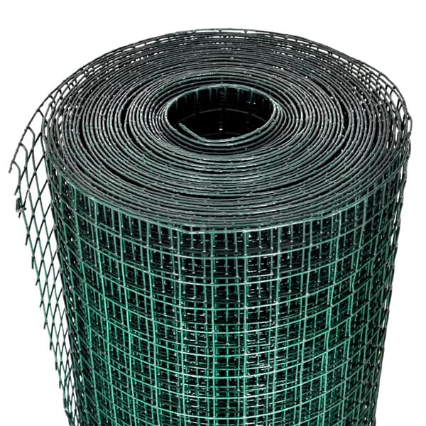 vidaXL Sinkitty PVC-aitaverkko 25x1 m Vihreä