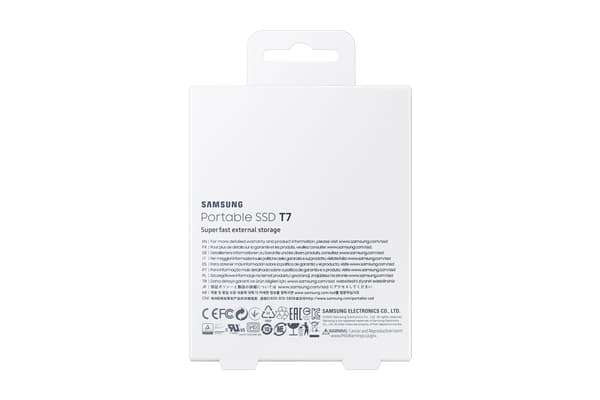 Samsung SSD T7 Portable 1 TB Grå Extern Hårddisk, MU-PC1T/WW
