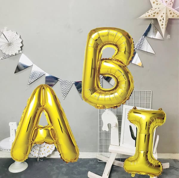 STORA GULDFOLIE ABI-BALLONGER