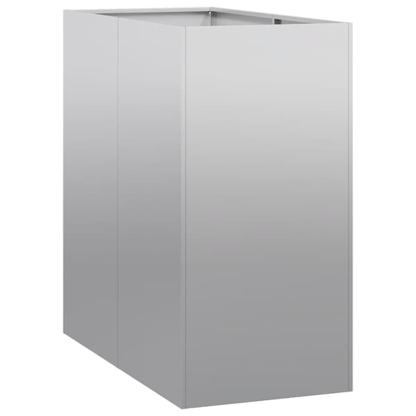 vidaXL Blomkruka 40x80x80 cm galvaniserat stål