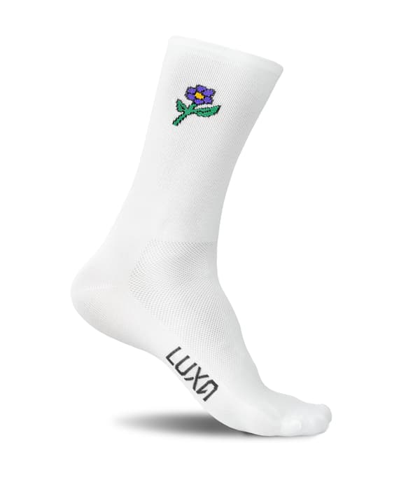 Emoji Violett Cykelstrumpor S/M: 36 - 41