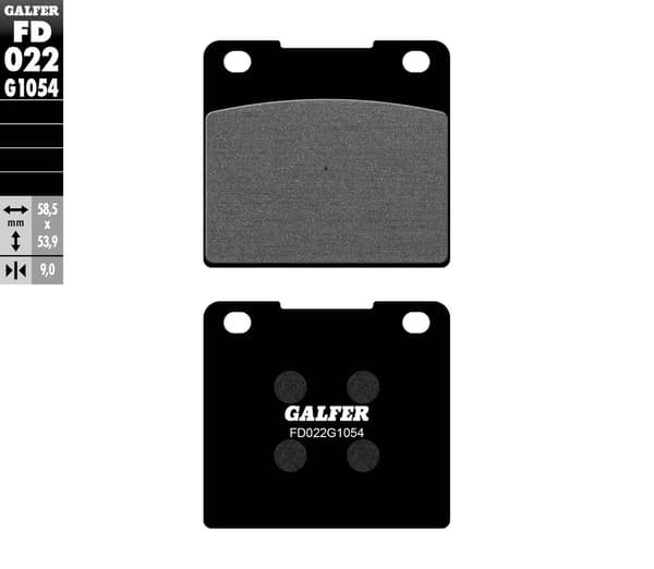 Galfer KH036 puolimetalliset jarrupalat