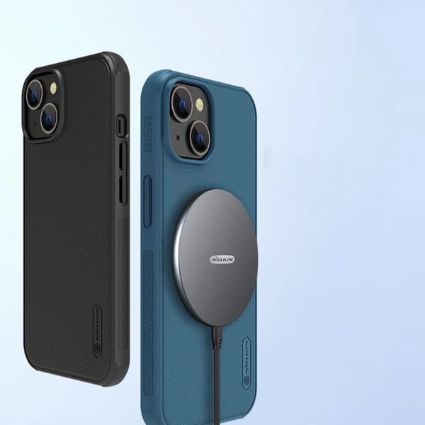 Nillkin Super Frosted Shield Pro Magnetisk Etui iPhone 14 Plus med MagSafe Magnetisk Sort