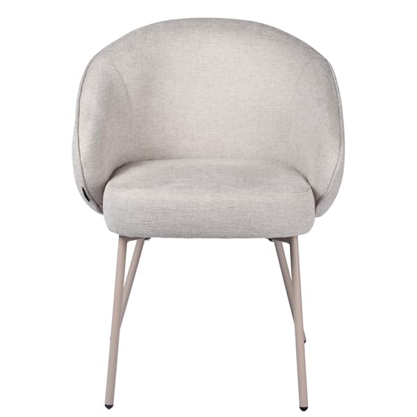 OTILO klädd fåtölj, beige tyg
