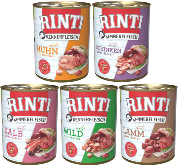 Rinti | Kennerfleisch | Burk 800g - Rinti Mix 5x800g