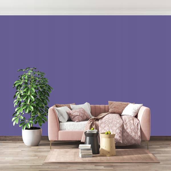 Latexmaling pletresistent mørkeviolette H2613 10L dyb mat