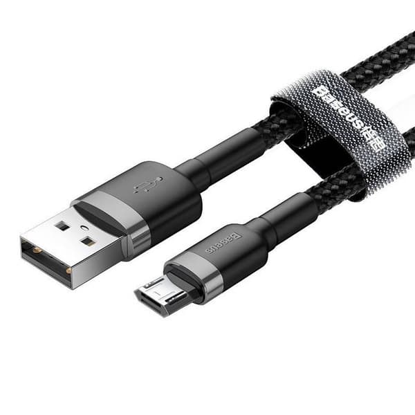 Baseus Cafule USB til Micro USB-kabel 1.5A 2m (grå-sort)