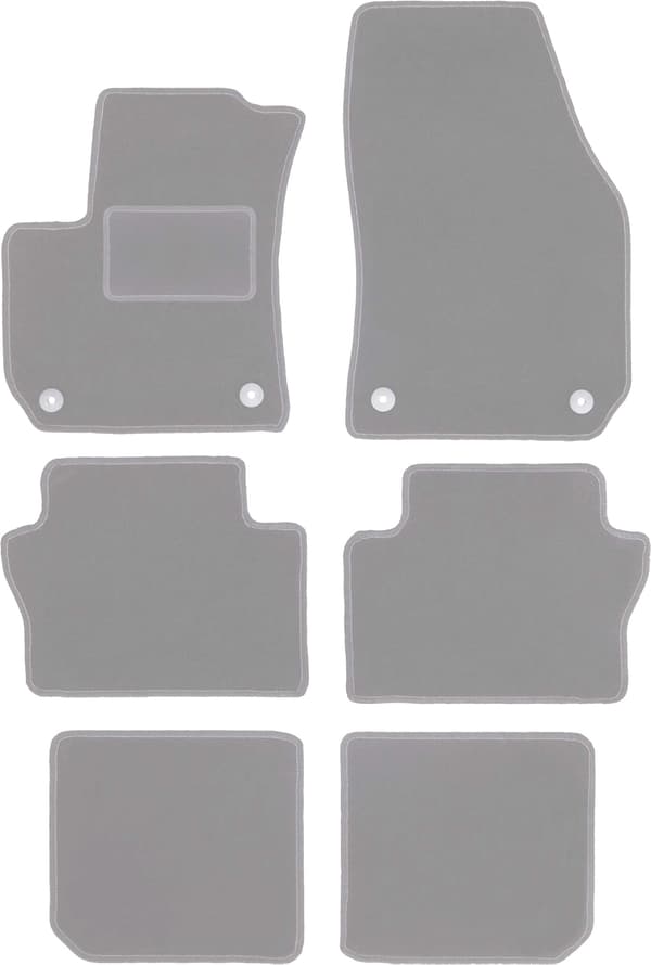 Grå bilmåtter til Opel Zafira B minivan (2005-2014)