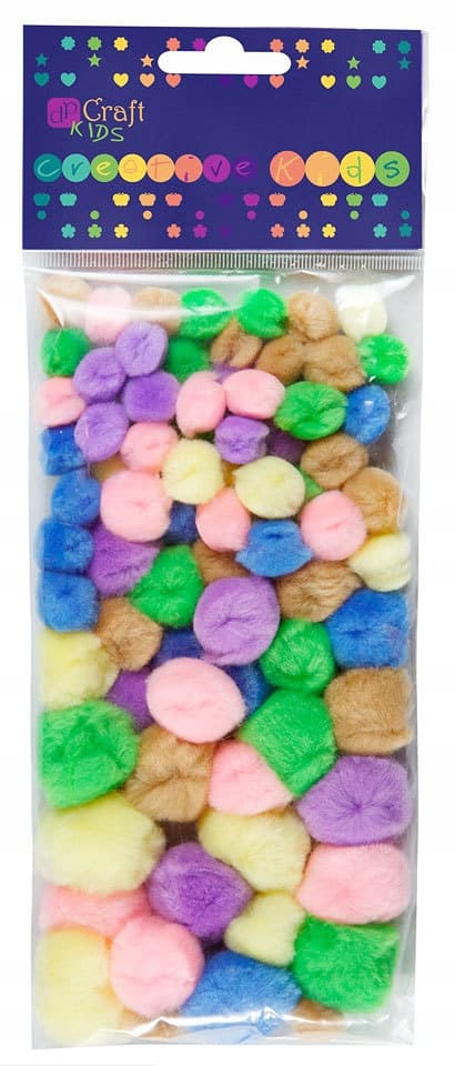 Akryylipomponit pasteripastelli-värit 78 kpl