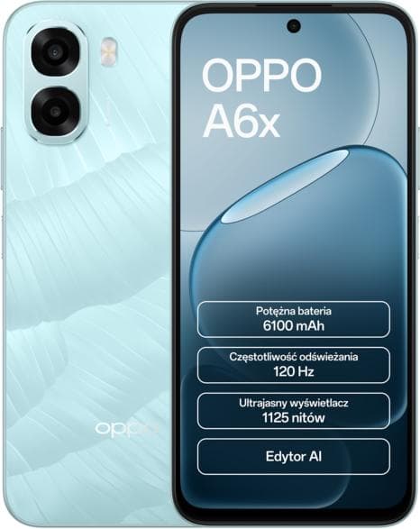 OPPO A6x 4G (LTE) Smartphone 4GB/128GB Blå