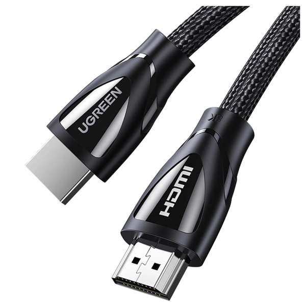 UGREEN HD140 HDMI 2.1-kabel, 8K 60Hz, 1m (sort)